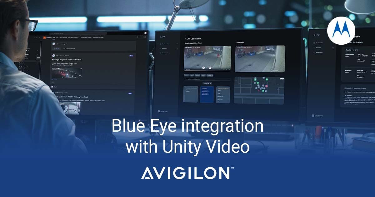Avigilon integration with Blue Eye RVM