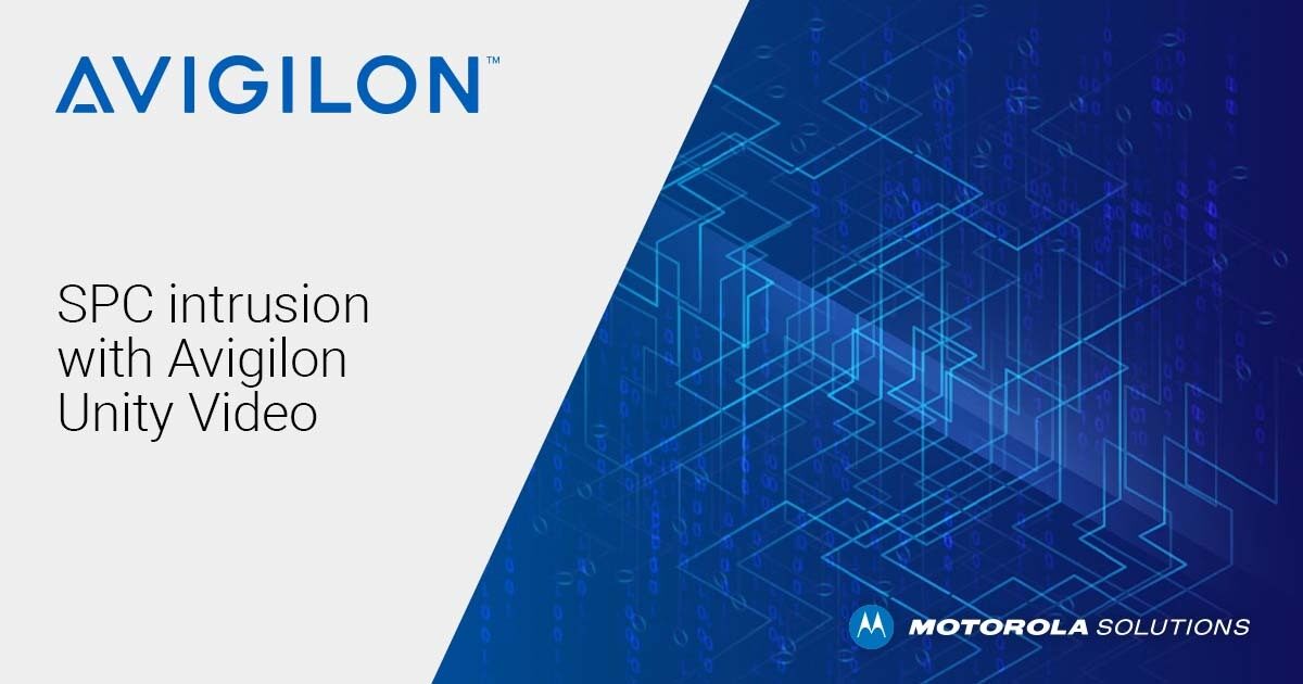 Unity Roebeck Spc SPC intrusion with Avigilon Unity Video